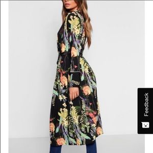 Boohoo floral Kimono